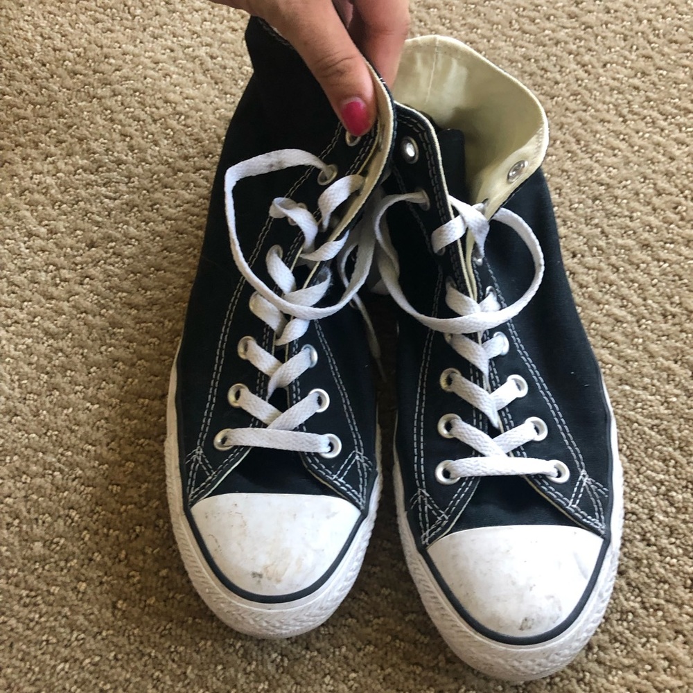 Black High Top Converses